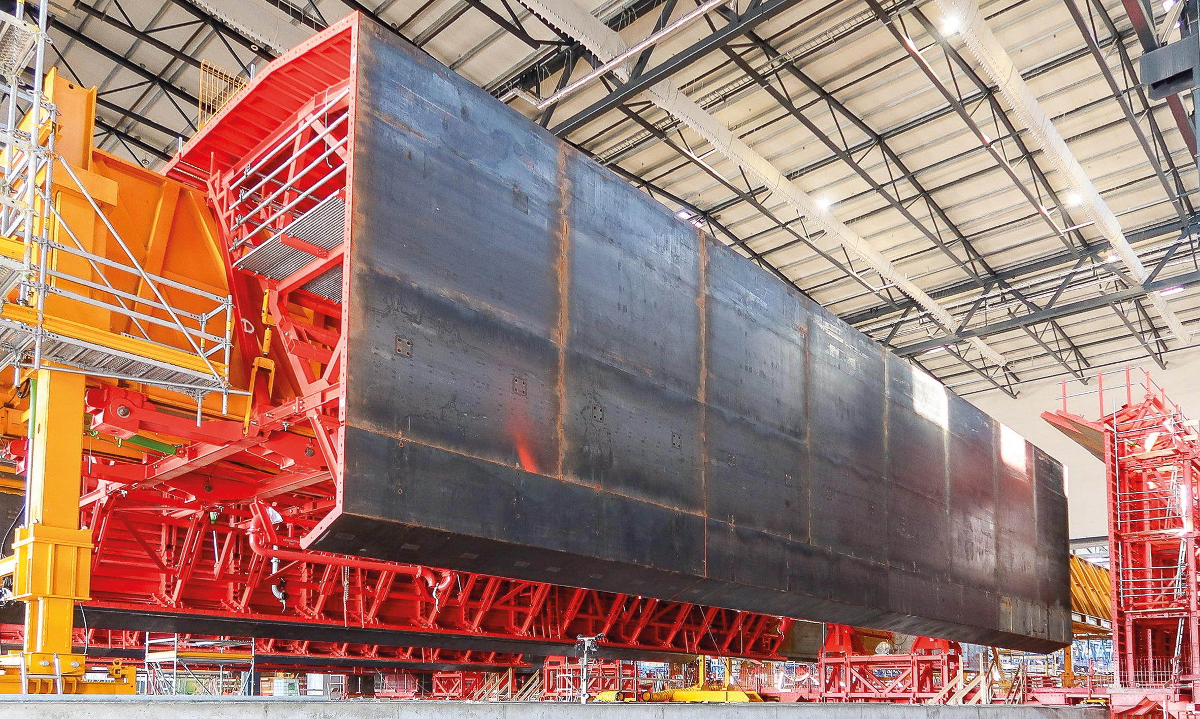 Taani ehitusobjektile toodud elemendid olid ette valmistatud efektiivseks betoneerimiseks.<br/>(Foto: PERI SE) <br/>