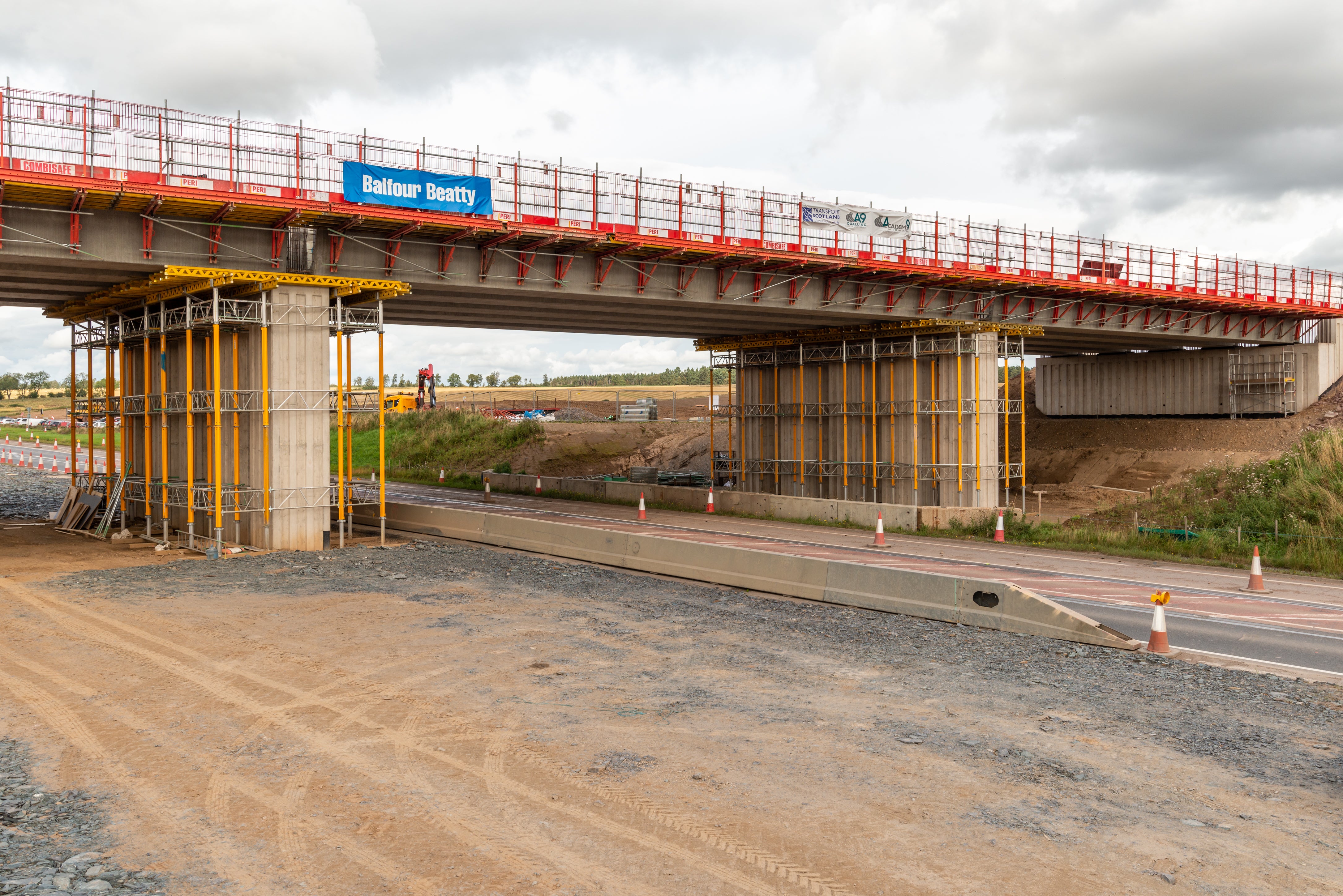 Efficient formwork and falsework for one of Scotland’s busiest roads.