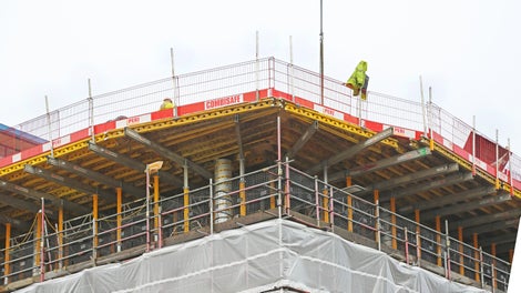 Delivering an architectural concrete finish for a 19th century building.