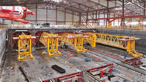 &lt;p&gt;F&amp;uuml;r das Projekt &amp;Ouml;resundverbindung errichtet PERI eine Feldfabrik und produziert Tunnelsegmente im Trockendock. Mit Pontons werden die einzelnen Elemente auf das offene Meer geschleppt und auf den Meeresboden abgesenkt.&lt;/p&gt;<br/>