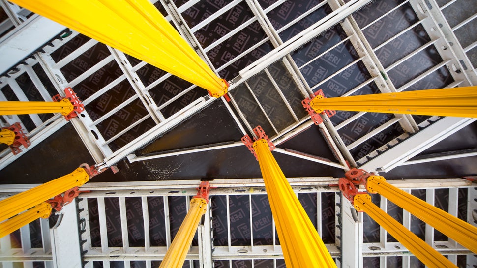 SDU Kolding - SKYDECK understøttet med MULTIPROPPER