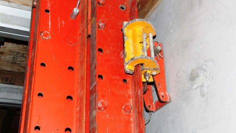 RCS Rail held by climbing shoe