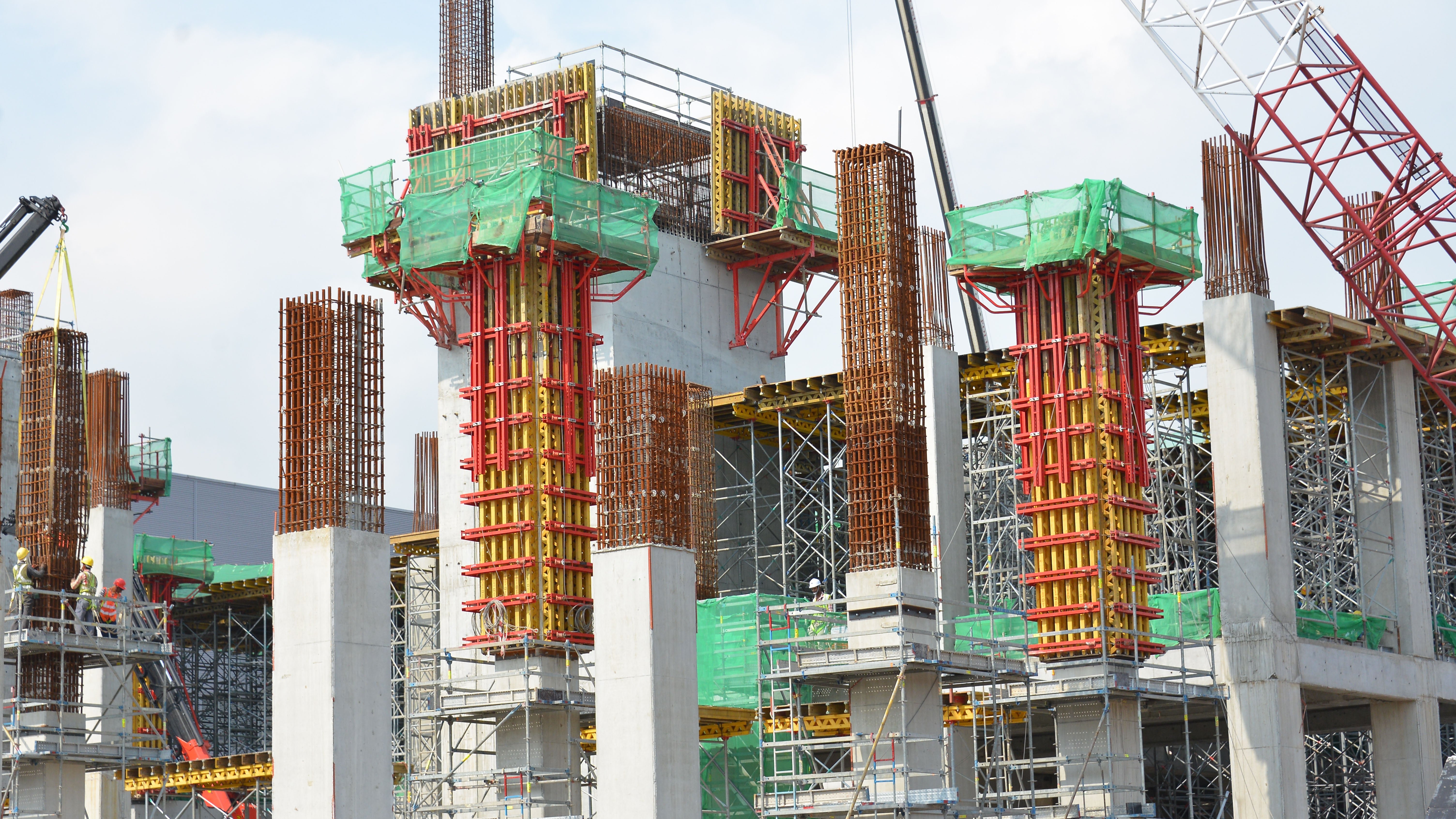 PERI offers a wide and colorful range of formwork and scaffolds for many applications