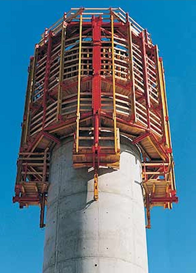 Il sistema di casseforme a ripresa autosollevante PERI ACS ha rivelato tutti i suoi vantaggi: in questo impiego oltre l'80% dell'attrezzatura utilizzata era standard