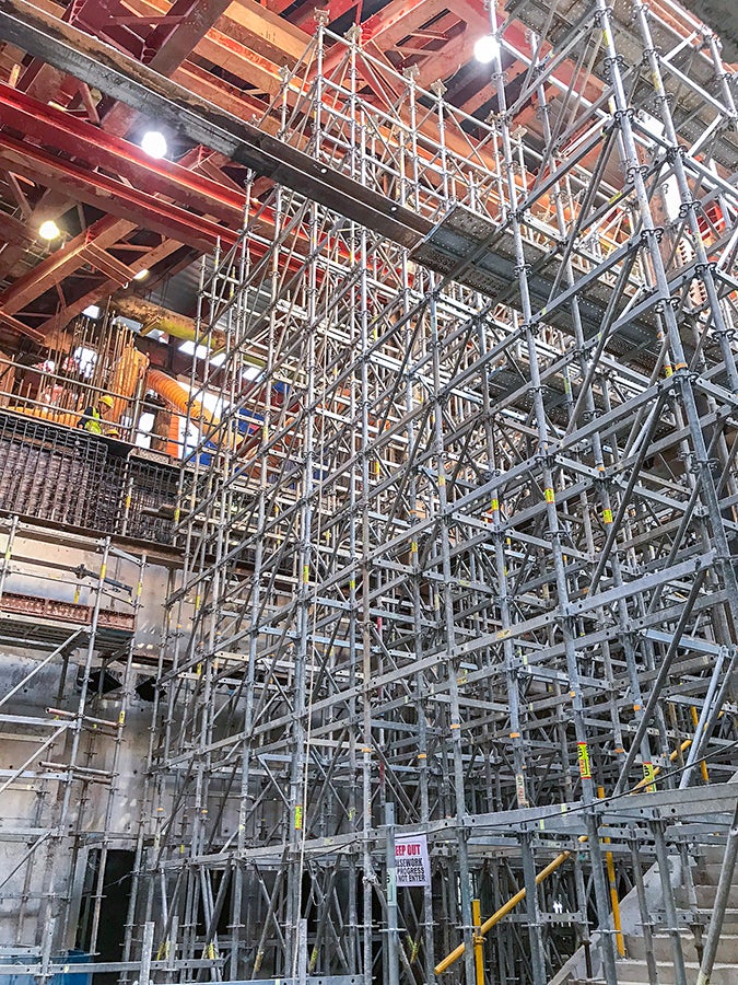 With most of the levels are nearing to completion, construction work for T221 Havelock Station is currently at the last level which is the roof level of the train station.