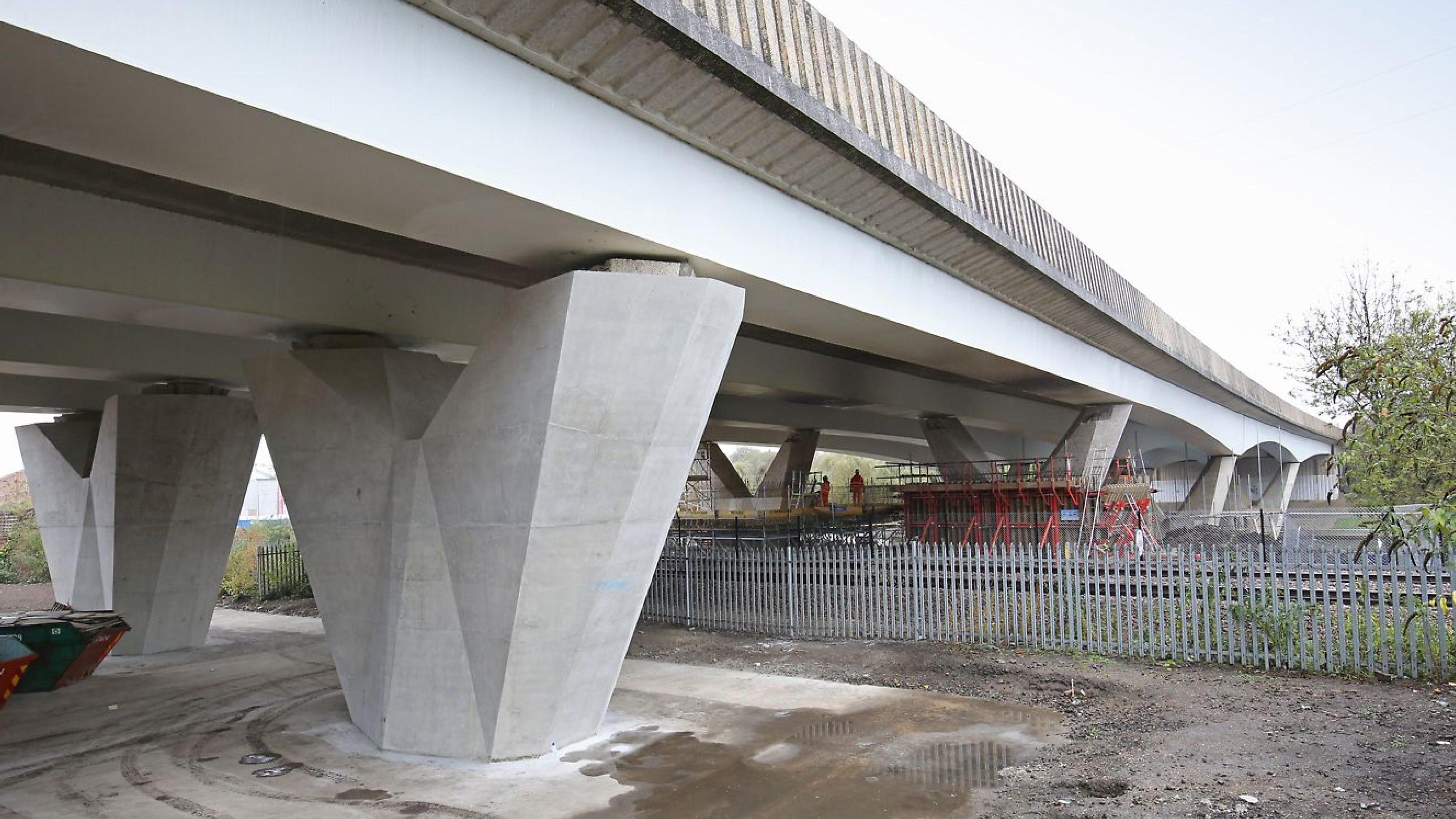 Purpose-built formwork for unique pier reconstruction.