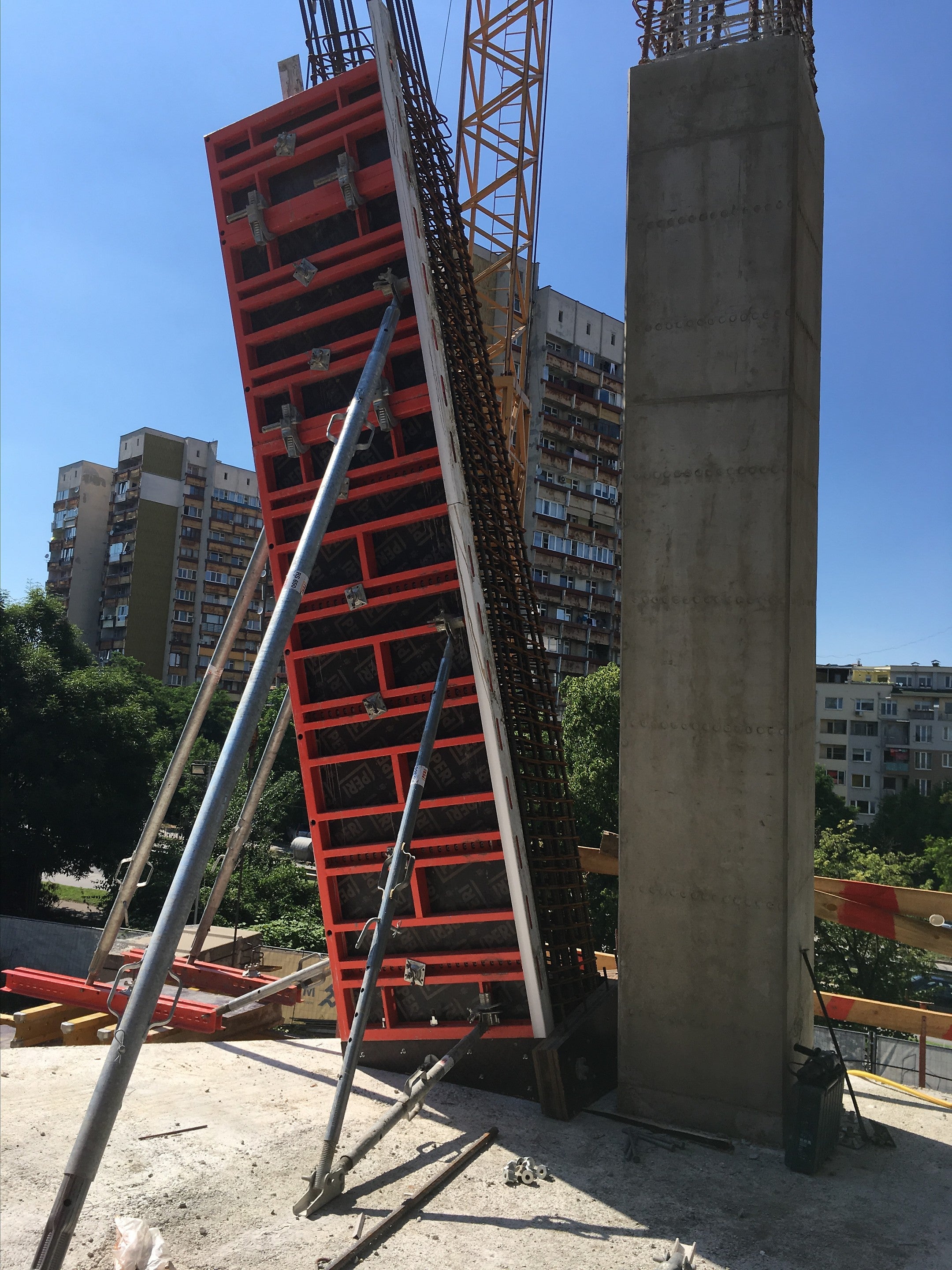 Кофриране на колона от система TRIO