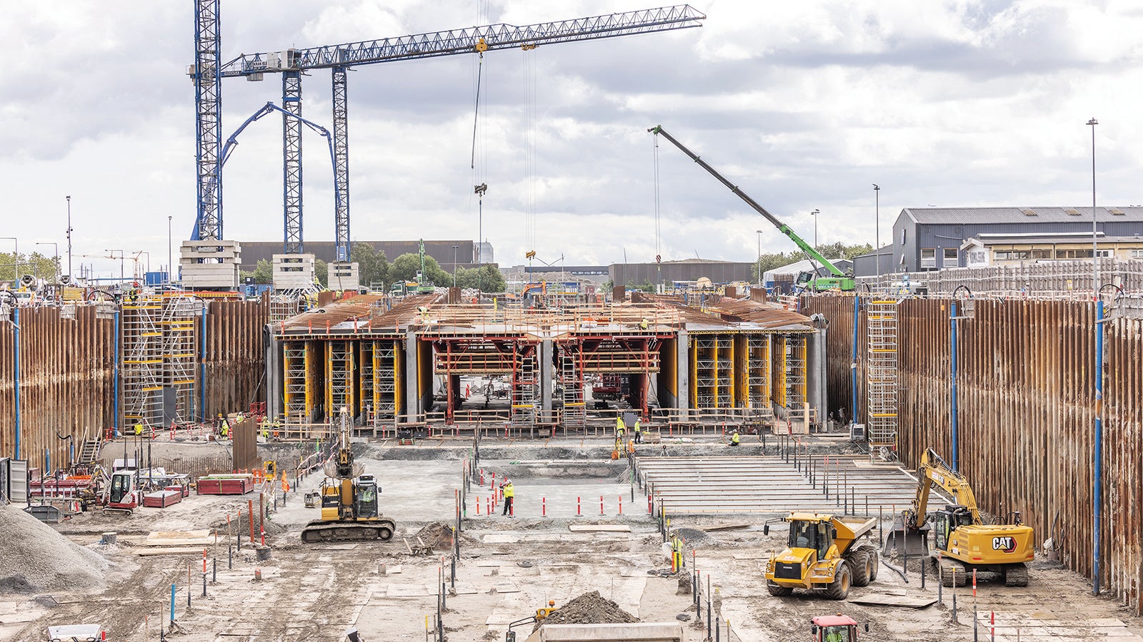 The 1.4-kilometre-long Nordhavn Tunnel in Copenhagen is being constructed as a twin-tube tunnel with separate directions of travel.
