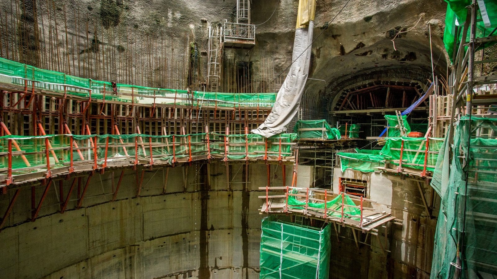 MRT Line 2 Kampung Pandan Roundabout Intervention Shaft 2 and 3