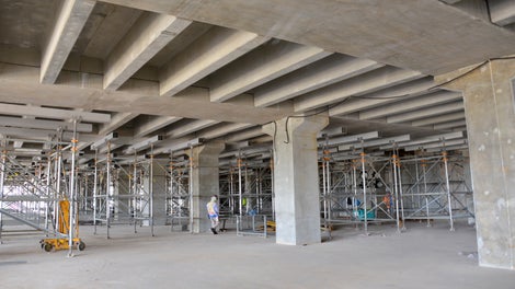 PERI UP MD (PS100) are being reused for next levels