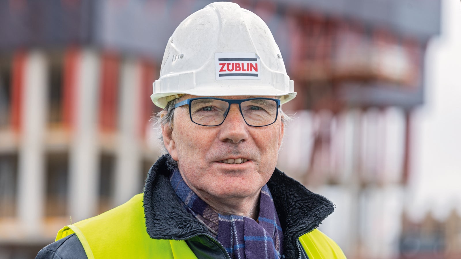 Portraitaufnahme von Dirk Pekrul, Arbeitsvorbereiter/Bauleiter | Ed. Züblin AG