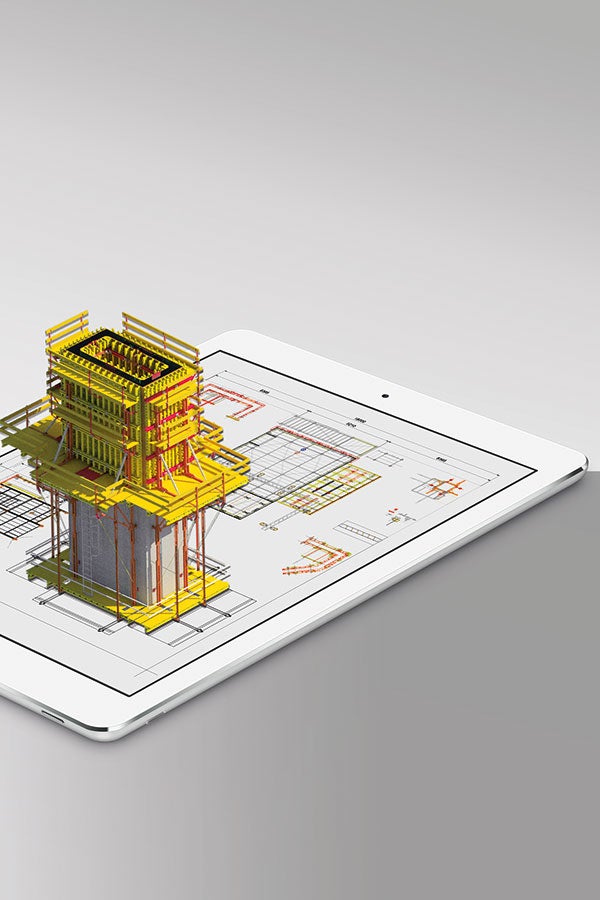 With the PERI Extended Experience App, 3D visualisations of construction projects can also be displayed on mobile devices.