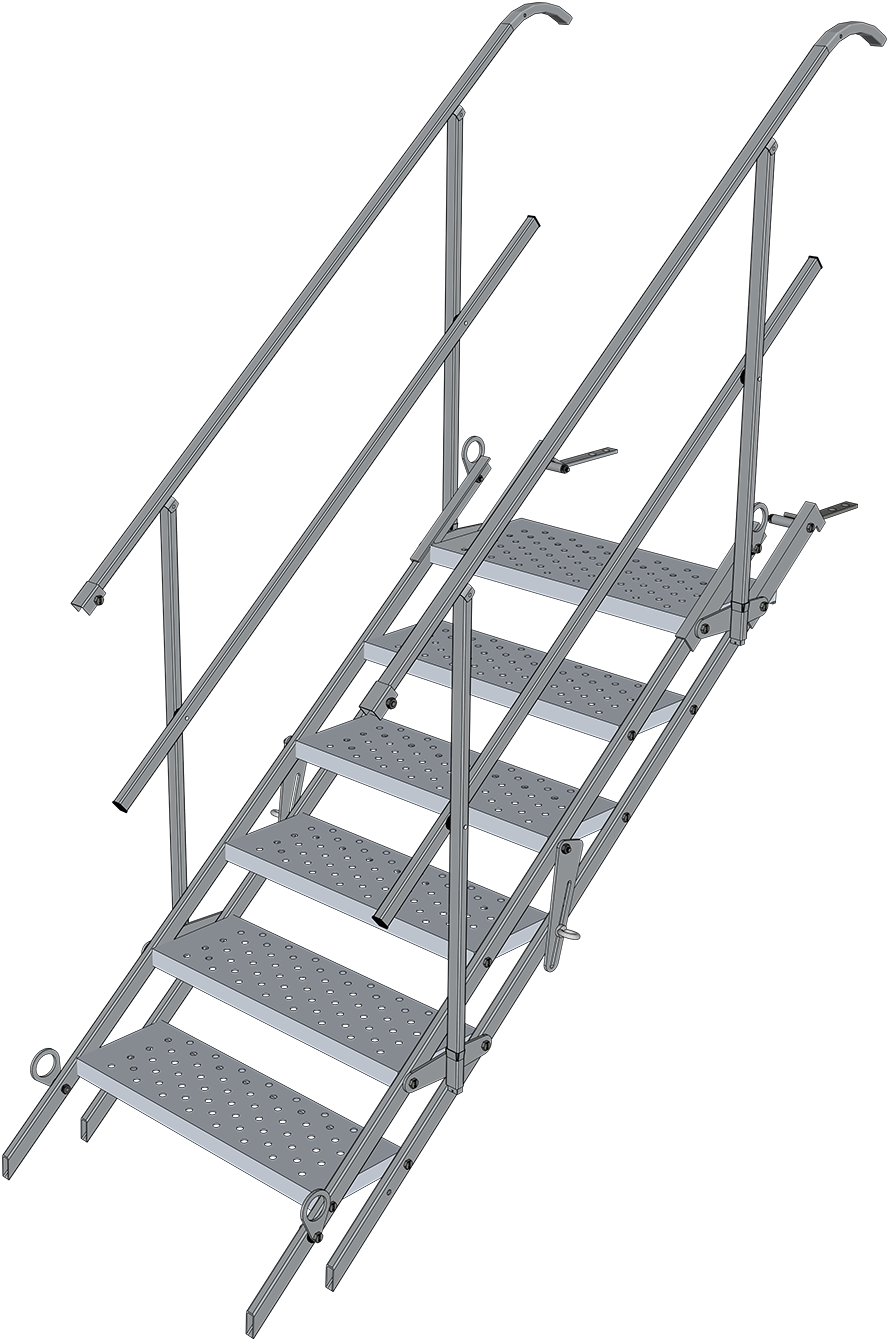 Escaleras de acceso temporal 6