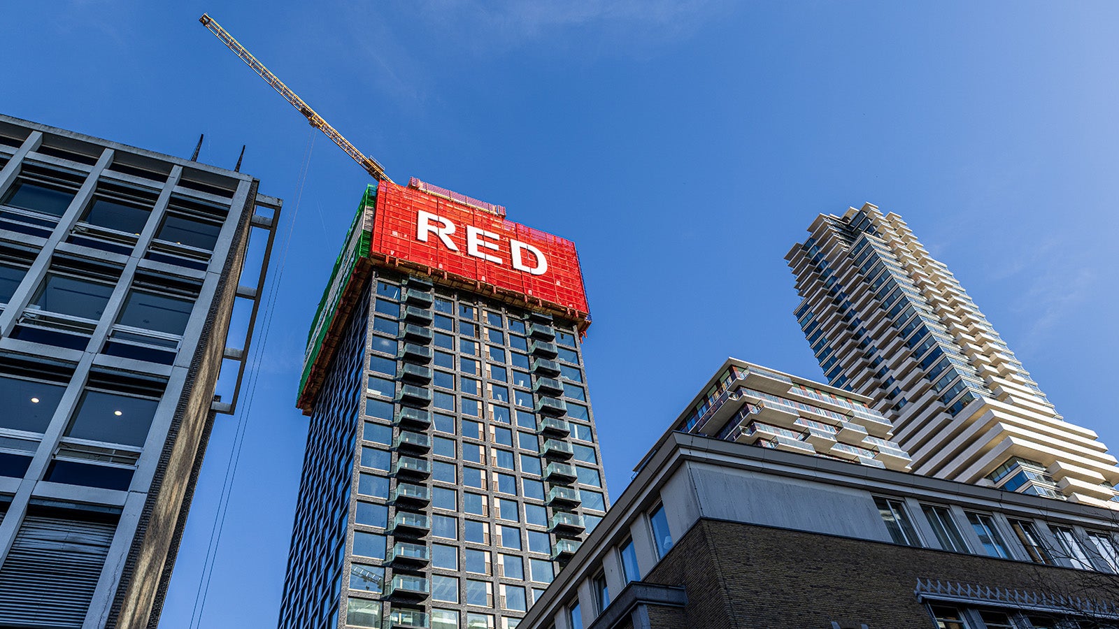 Dankzij de optimaal afgestemde bouwmethodiek werd de ambitieuze cyclustijd van vijf dagen per verdieping gehaald. 
