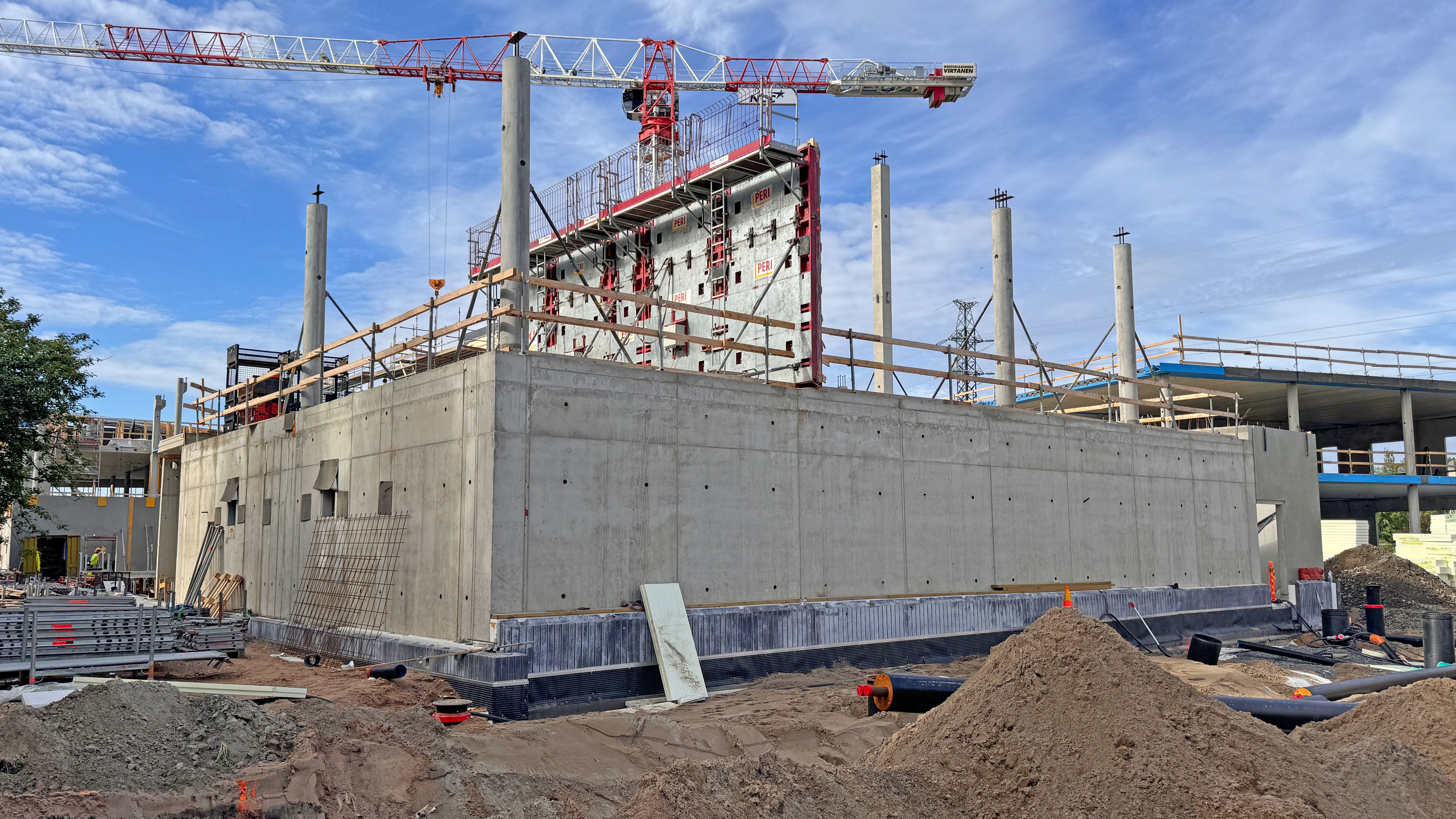 Paikallavaluseinissä käytössä oli myös lämmitettävä MXH-järjestelmä.