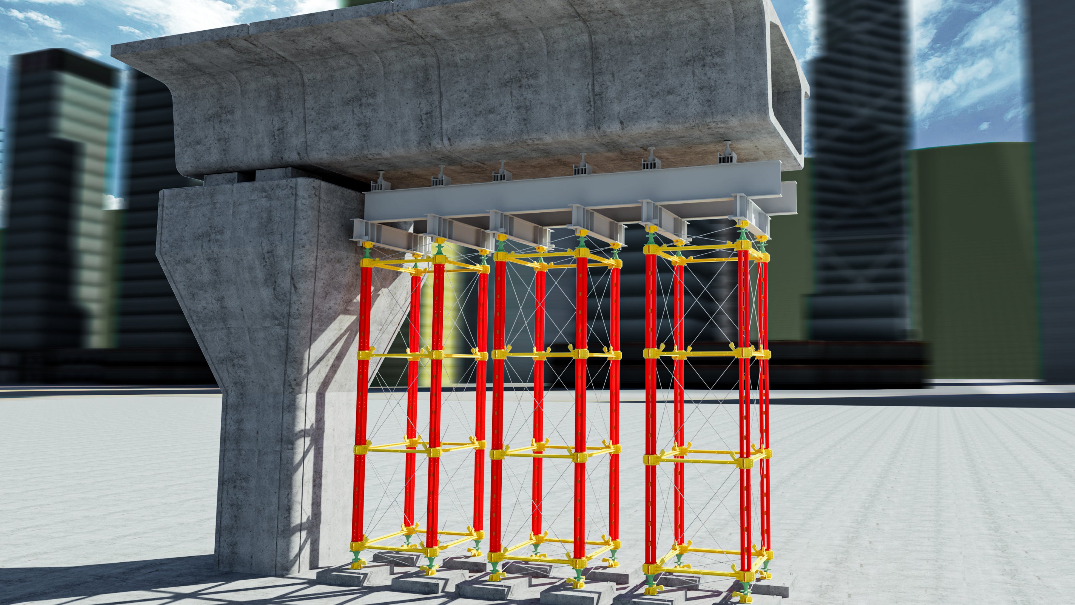 Highly suitable for the construction of pre-cast segmental bridges with high efficiency