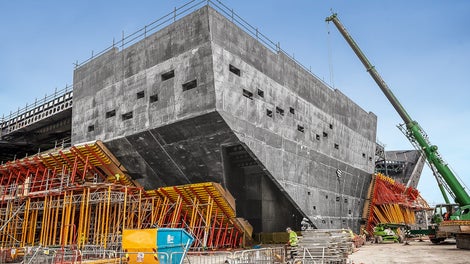 Aknaavade moodustamiseks valmistati eritellimusel puidust vormid. (Foto: PERI GmbH)<br/>