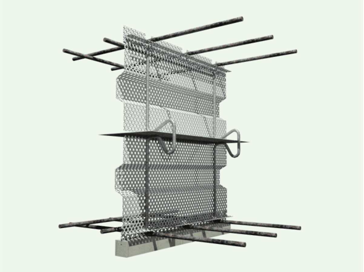BECOSTOP ASF-V is a shuttering unit with integrated fixing clips designed for the installation of construction joints which also require metal waterstops. Applications include construction joints in base and floor slabs and walls.