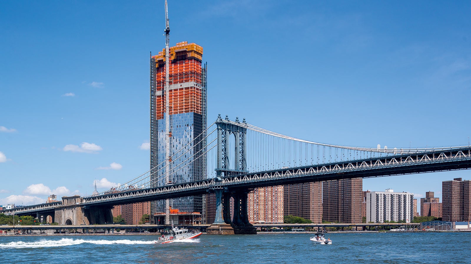 LPS lightweight protection maintains safety on NYC skyline.