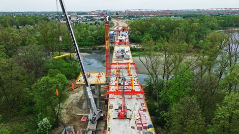 Budowa obiektu MGP-3, droga ekspresowa S1, Obwodnica Oświęcimia<br/>