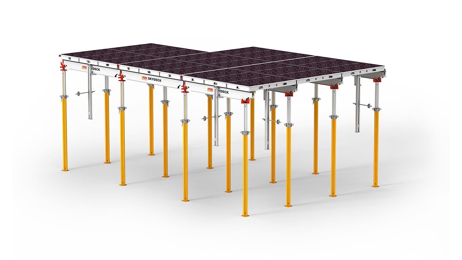 Die leichte und bewährte Alu-Paneel-Deckenschalung mit den niedrigen Schalzeiten