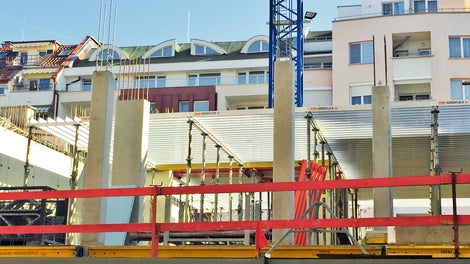 Кофриране на плоча със система GRIDFLEX