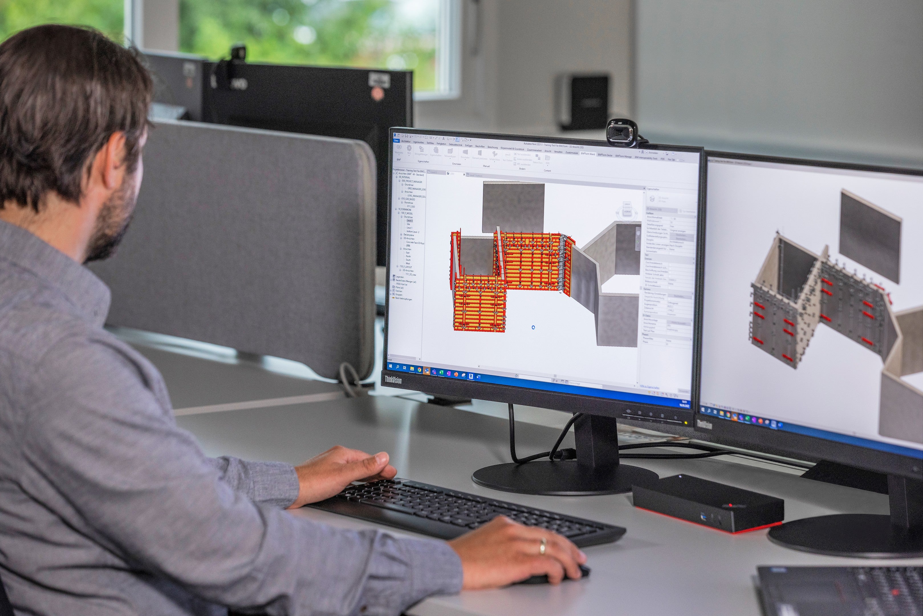 BIM²form: die Plugin-Lösung für die Integration von PERI Systemteilen in Autodesk REVIT®