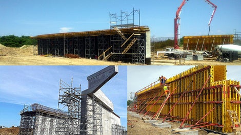 Pod pe autostrada peste pârâul Vadana, km 39+558, România