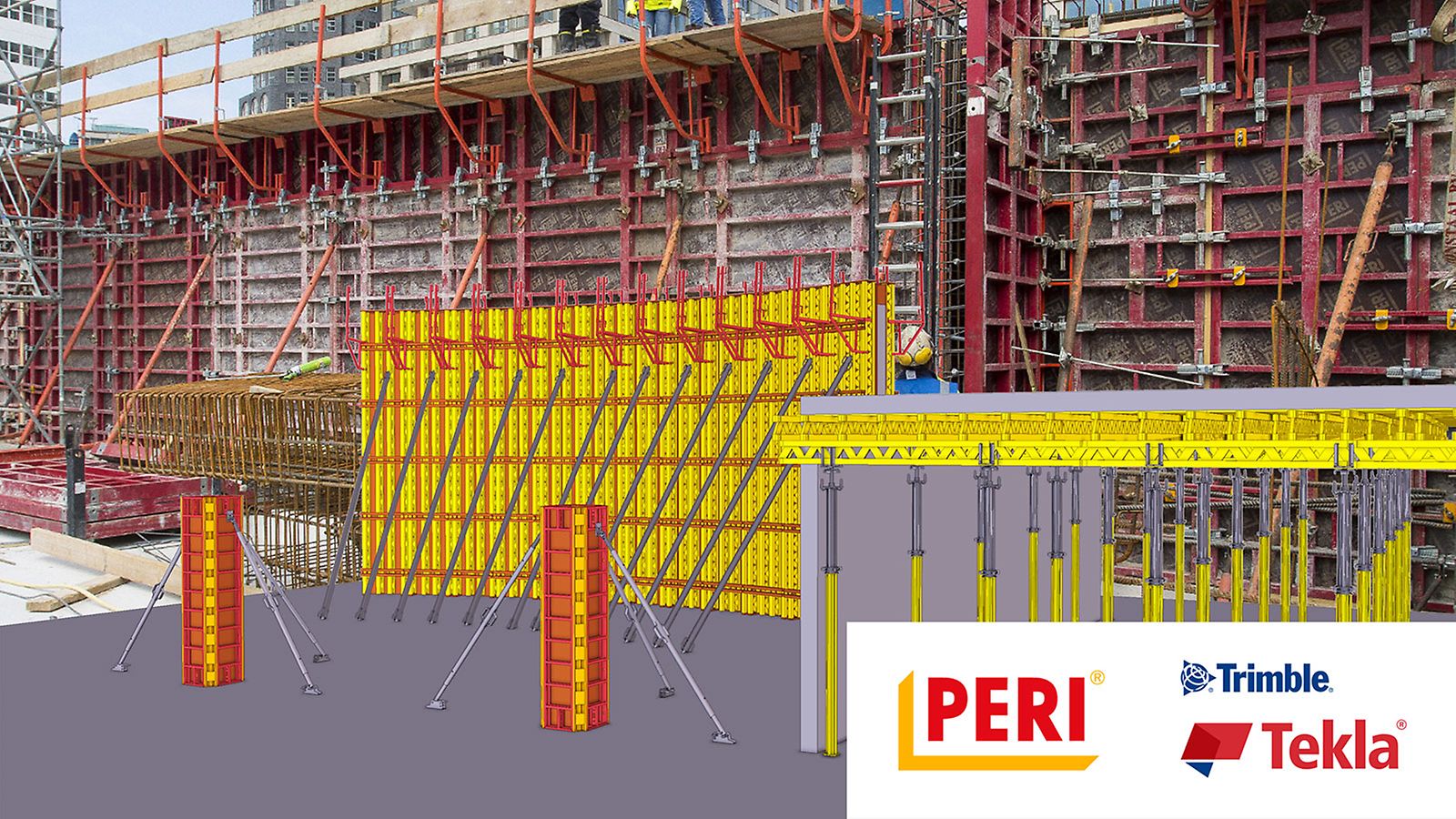 Сотрудничество между Trimble Software Tekla и PERI GmbH с 2016 года перешло на новый уровень за счет совместной разработки новых библиотек элементов PERI. Выбирая лучшее опалубочное решение, пользователи Tekla могут интегрировать системы PERI в свою модель на стадии проектирования.