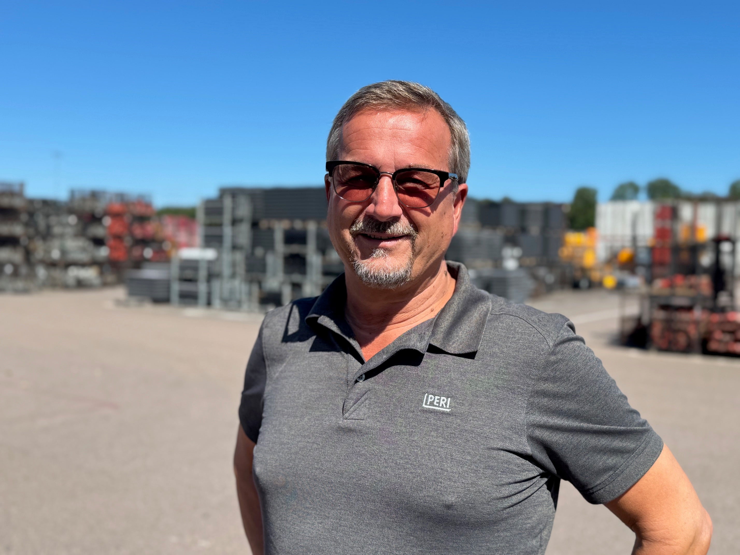 Hans Andersson, konstruktör på PERI