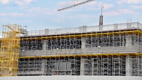 PERI UP MD (PS100) consists of minimal components, enabling intuitive installation