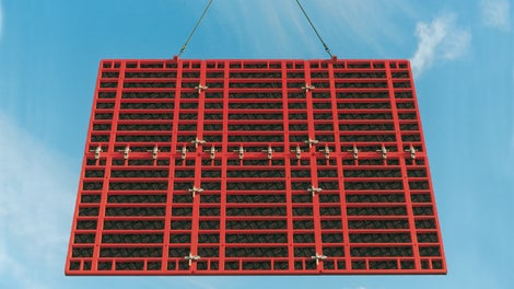 Deskowanie systemowe TRIO na budowie mostu na Wiśle, Kwidzyn