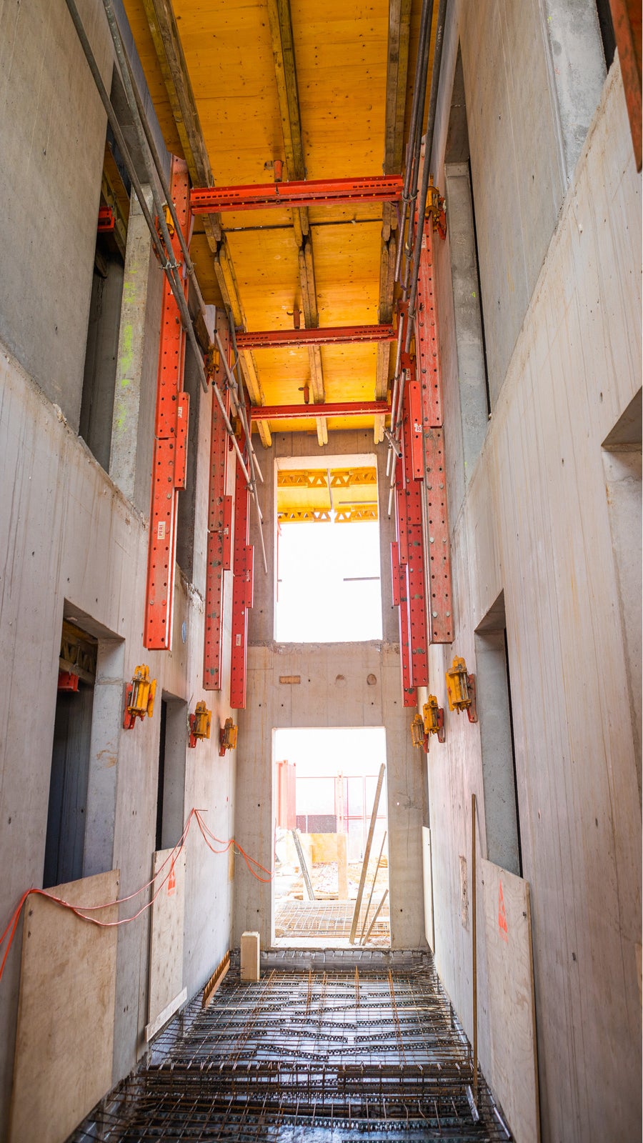 De RCS-C klimbekisting kernvlonders, zoals het er van binnen in de kern uitziet.