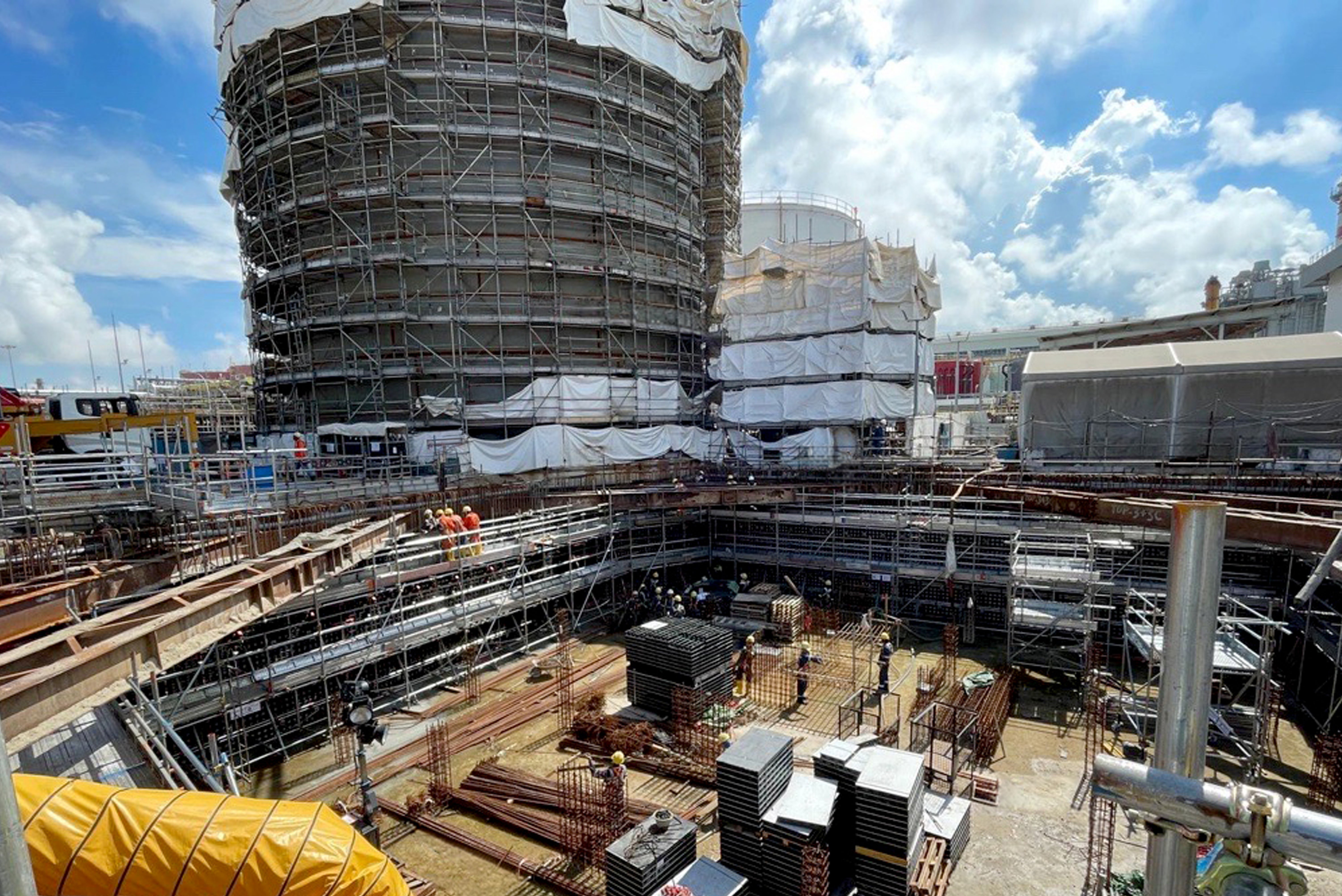 Overview of site in Jurong Island, May 2026