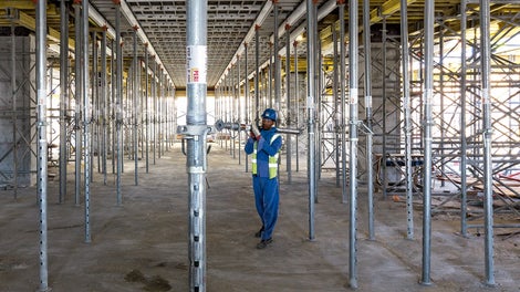 支柱最大承载能力为50kN-拥有相对较轻的自重。