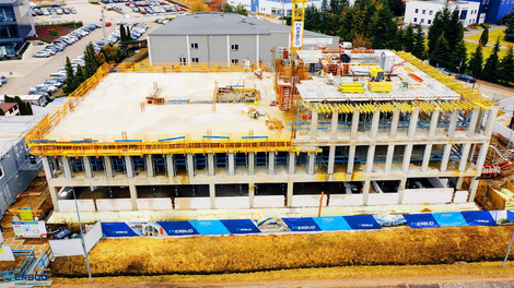 Budowa nowego budynku biurowo-usługowego w Suchym Lesie k. Poznania.