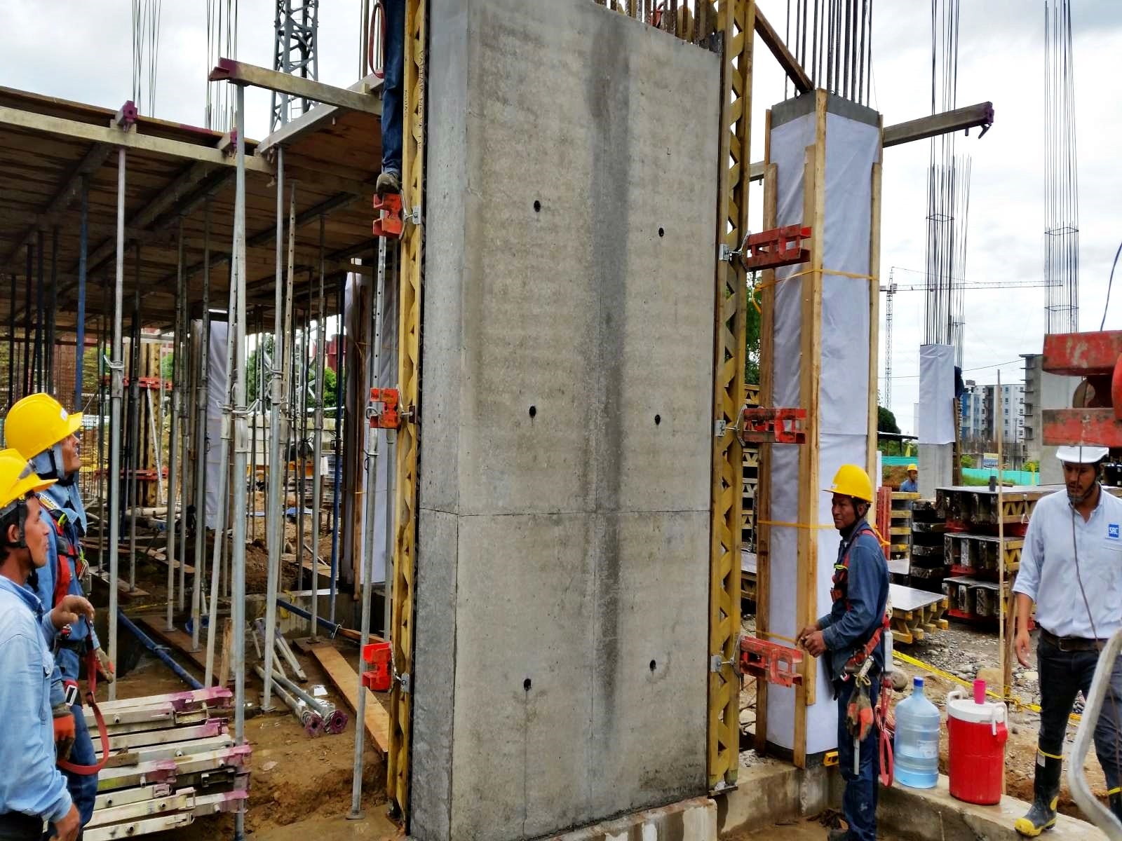 Acabado arquitectónico del concreto.