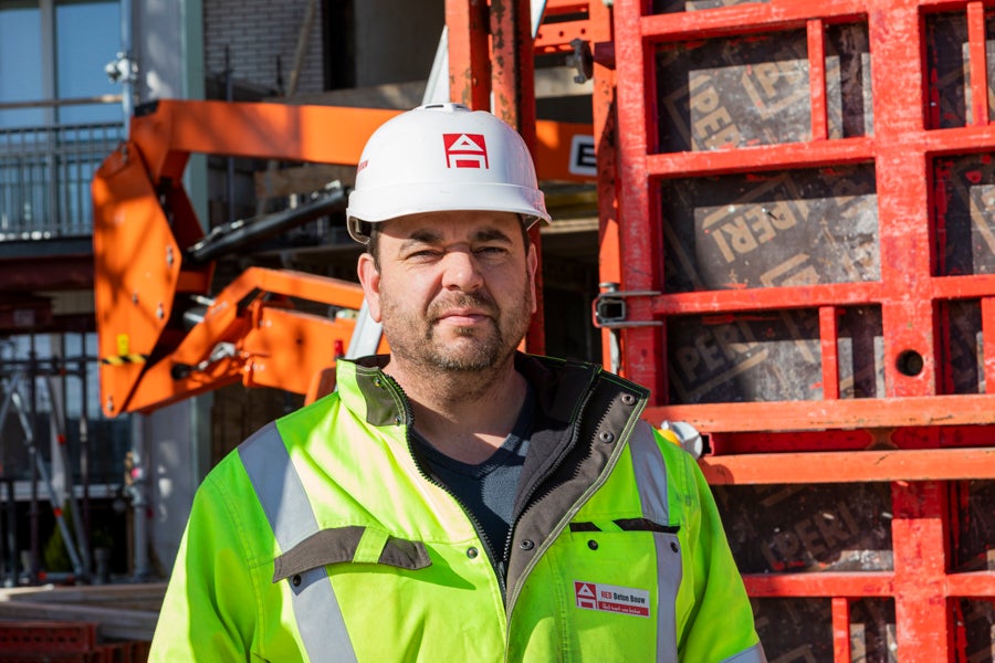 Dennis Bouwmeester, uitvoerder RED Betonbouw