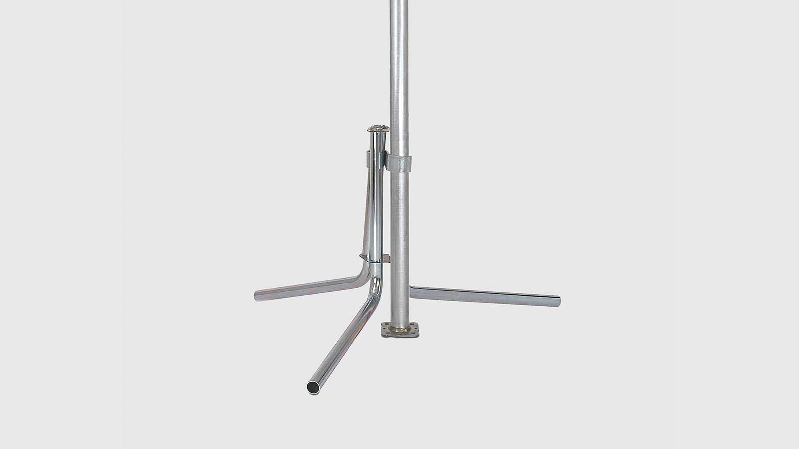 Erection aid for slab props