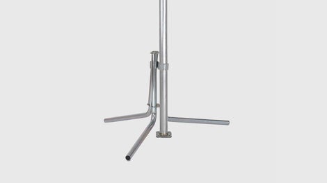 Erection aid for slab props