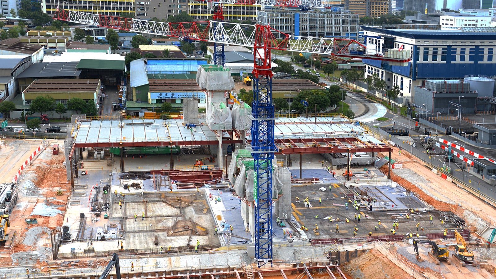 Mirrored corewalls on 2 different locations