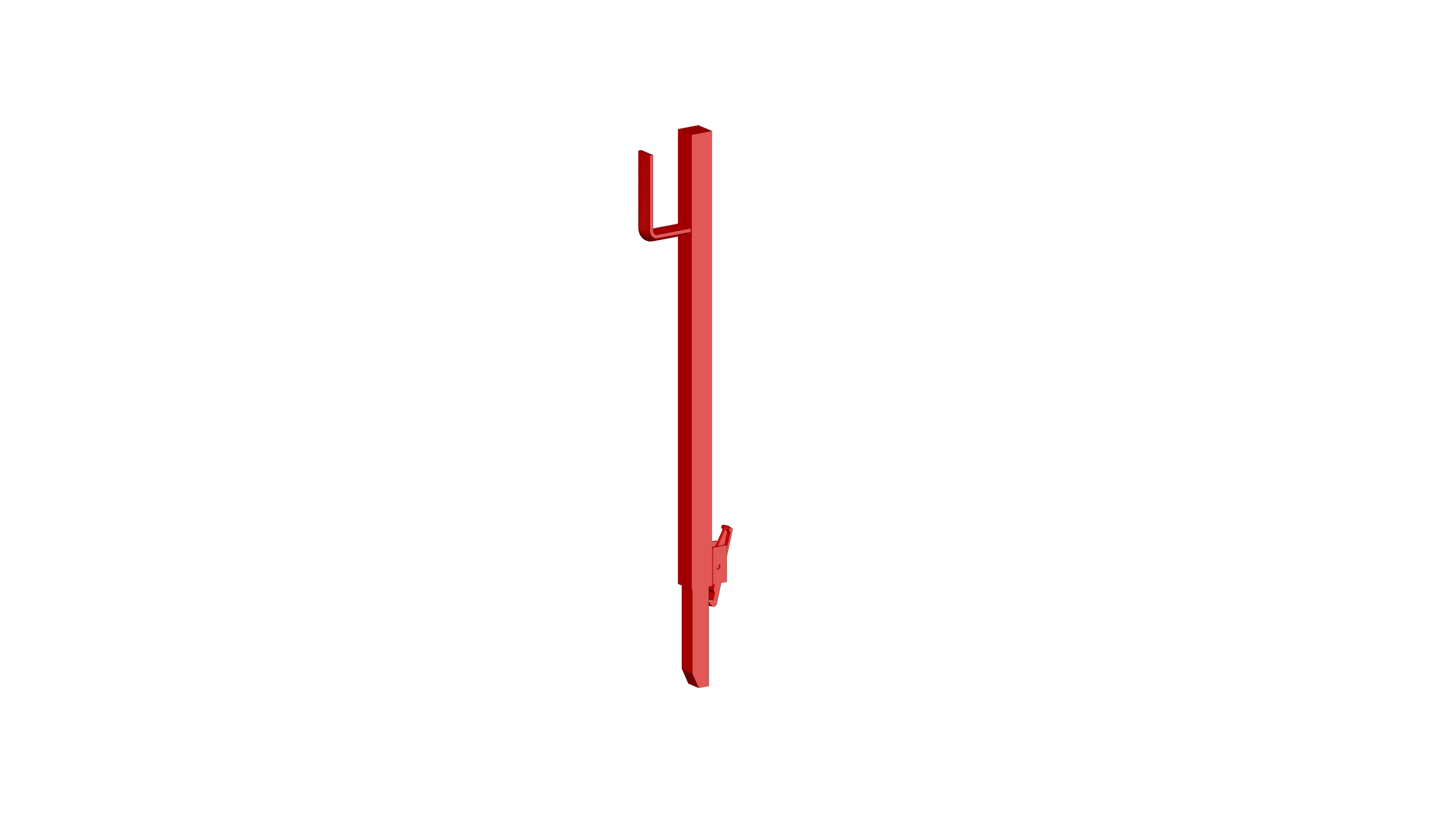 Prodloužení sloupku PPE se používá pro nastavení ochranné mříže do výšky 1,75 m. Prodloužení sloupku se vkládá do sloupku PP a součástí prodloužení sloupku je háček, který zabraňuje vysunutí prodloužení sloupku.