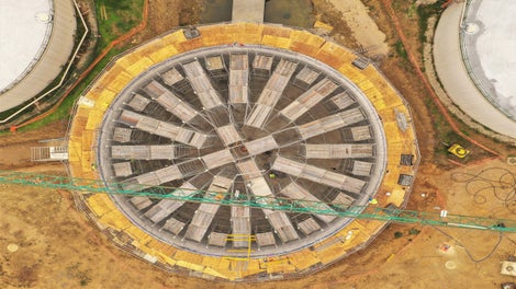 Digestor Nº 5 en EDAR de Arazuri