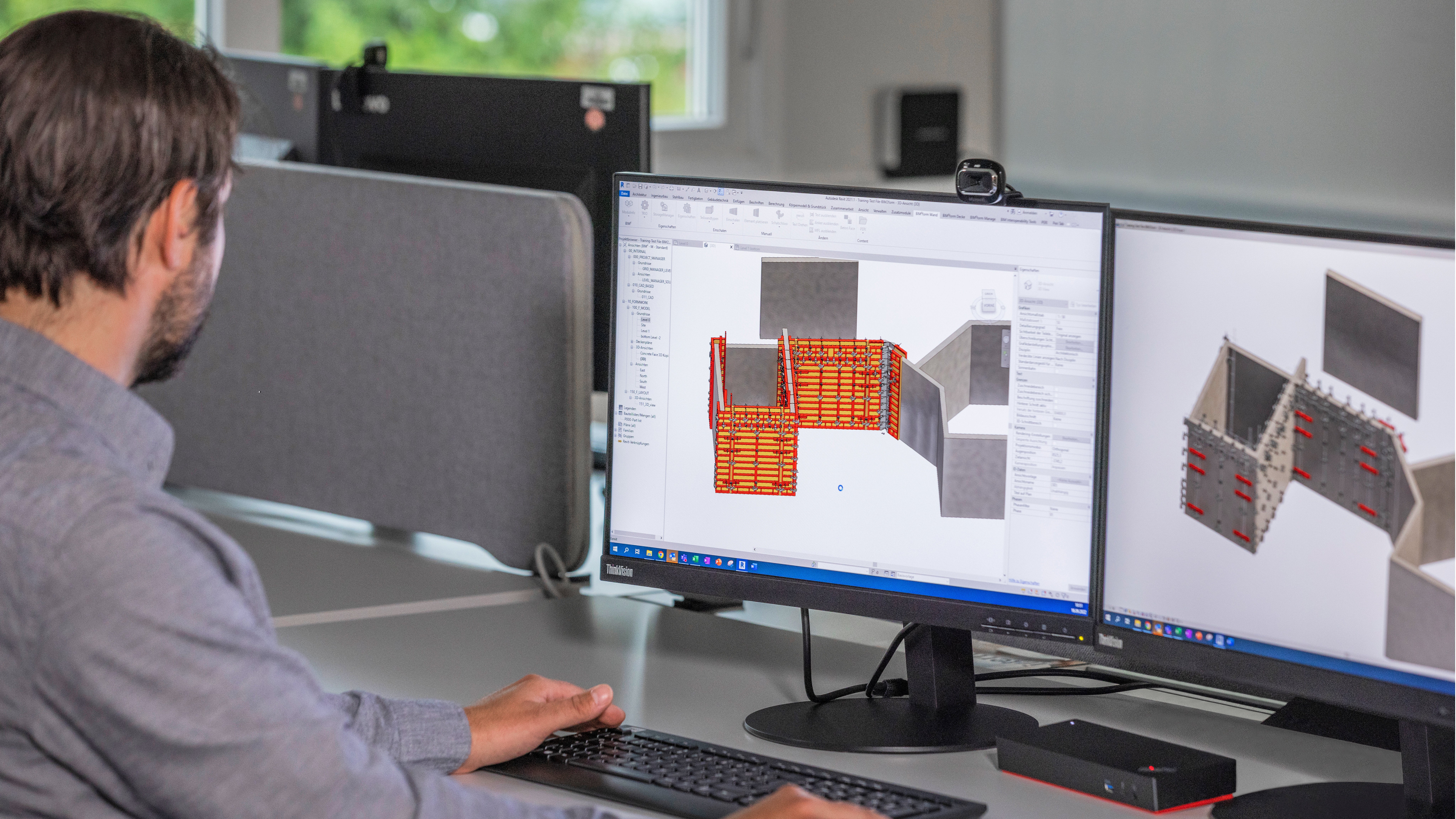 BIM²form: die Plugin-Lösung für die Integration von PERI Systemteilen in Autodesk REVIT®