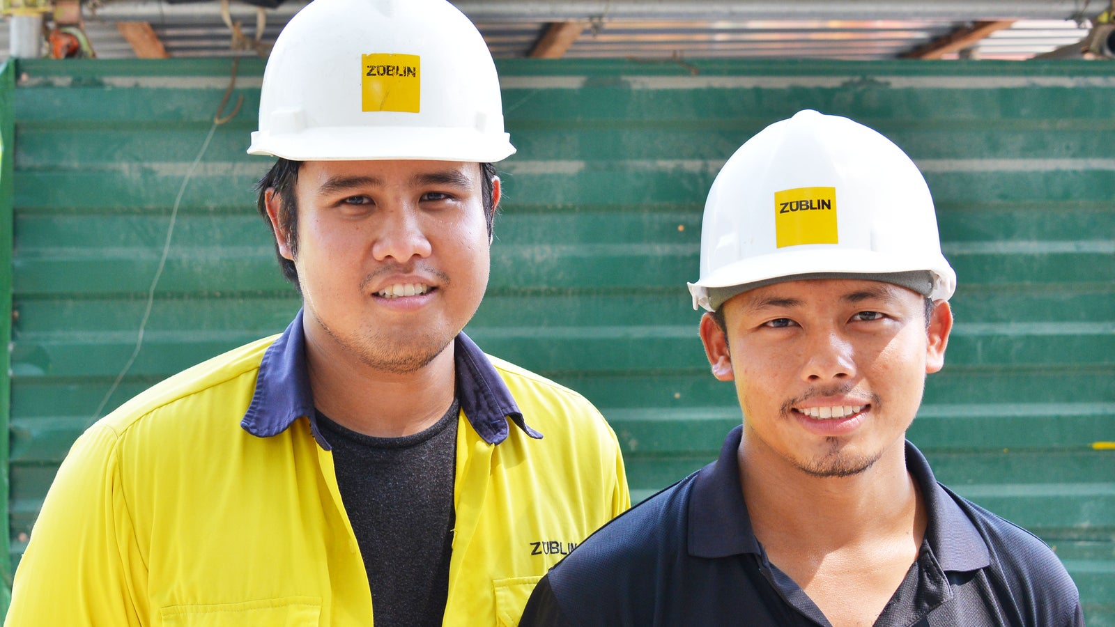 Mr Peerapat Sipongsai | Project Engineer and Mr Jittinong Hitmengsong | Site Engineer
