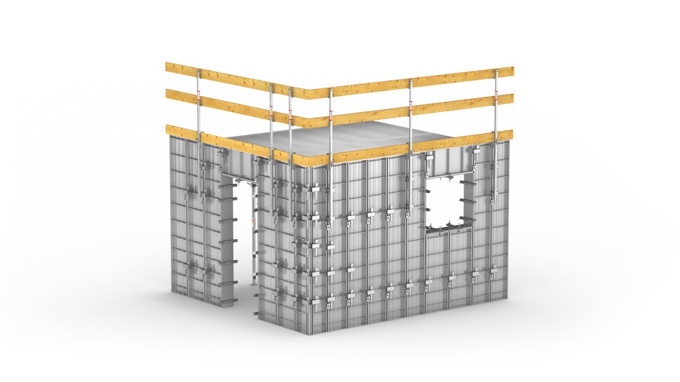 Conformado rápido y eficiente de estructuras de edificios repetidos en la construcción residencial social