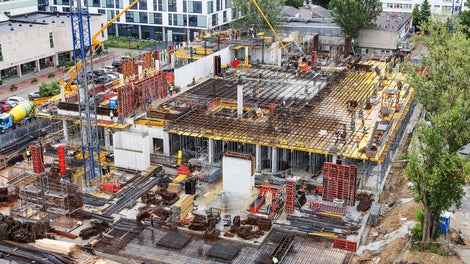 Budowa nowego gmachu Wydziału Psychologii UW, Warszawa