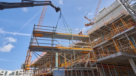 lešenie pre vystužovanie