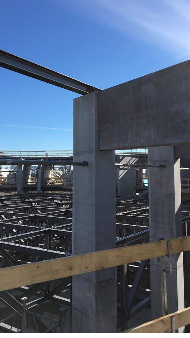 Søjler støbt med TRIO forskalling