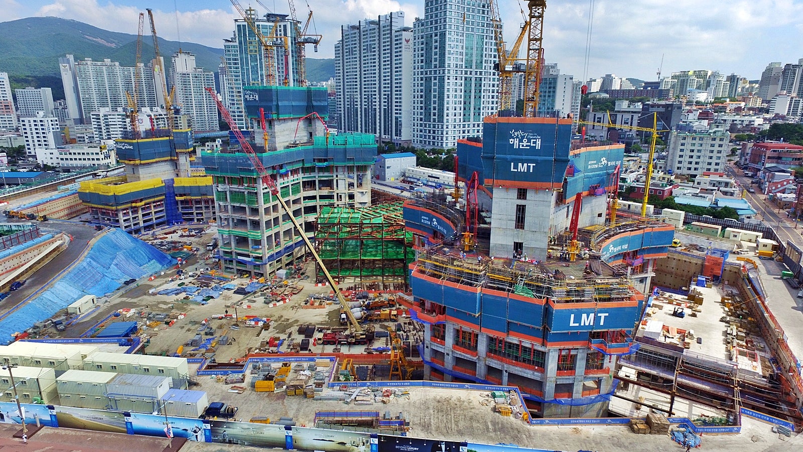 해운대 엘시티 복합개발사업, 해운대구, 부산시 (2016.08)